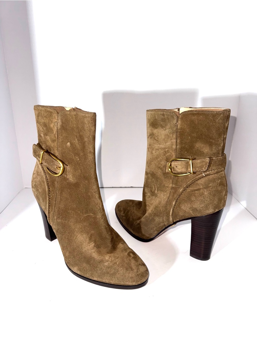 Veronica Beard Viv Suede Ankle Boots